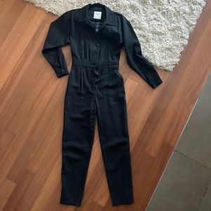 Abercrombie Jumpsuit in washed black. Worn once! Size XS.